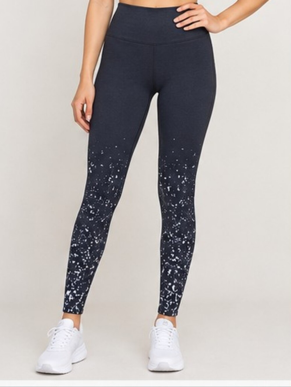 LULULEMON ATHLETICA Women's Black High-Waist Splatter Print Leggings